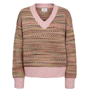 Pullover mit V-Ausschnitt Damen Nümph Nusamia image-0