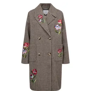 Embroidered women's coat Nümph Nuelana