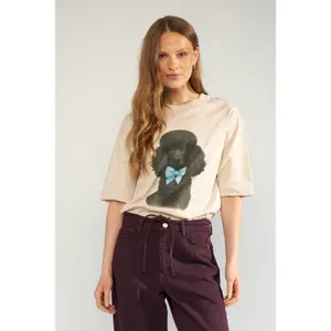 Oversized T-Shirt Nümph Nutova image-2