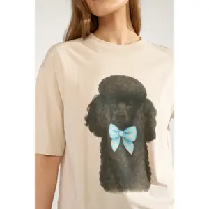 Oversized T-Shirt Nümph Nutova image-4