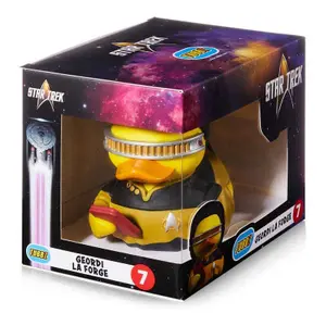 Collectible pvc figurine Numskull Star Trek Tubbz Geordi La Forge Boxed Edition image-0