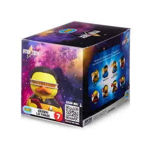 Collectible pvc figurine Numskull Star Trek Tubbz Geordi La Forge Boxed Edition image-1