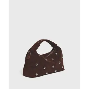 Håndtaske til kvinder Nunoo Dandy Rivet Suede image-1