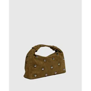 Håndtaske til kvinder Nunoo Dandy Rivet Suede image-1