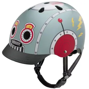 Bike helmet Nutcase Street Tin Robot image-0
