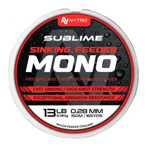 Braid Nytro Sublime Sinking Feeder Mono image-0