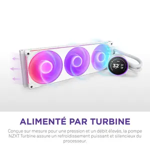 Watercooling 420 RGB V2 NZXT Kraken Elite image-4