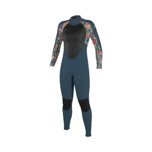 Girls' Full Zip Back Surf Wetsuit O'Neill Epic 4/3 mm