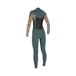 Dames wetsuit met volledige rits O'Neill Epic 4/3 Chest image-1