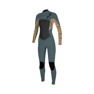 Dames wetsuit met volledige rits O'Neill Epic 4/3 Chest image-0