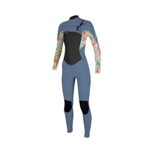 Girls' full-zip wetsuit O'Neill Epic 4/3 Back image-0