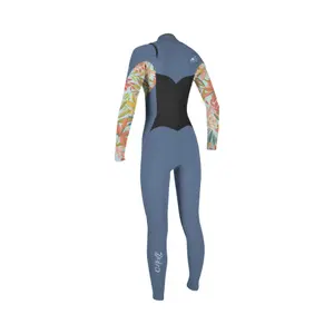 Girls' full-zip wetsuit O'Neill Epic 4/3 Back image-1