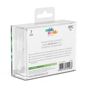 Pack of 7 dice Oakie Doakie RPG-Set Translucent image-2