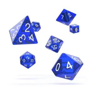 Pack of 7 dice Oakie Doakie RPG-Set Translucent image-0