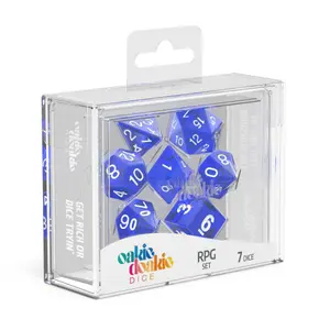 Pack of 7 dice Oakie Doakie RPG-Set Translucent image-1