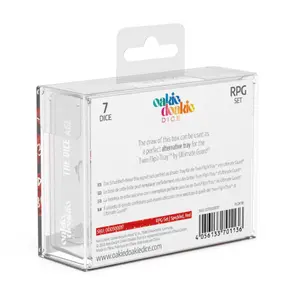 Pack of 7 dice Oakie Doakie RPG-Set Speckled image-2