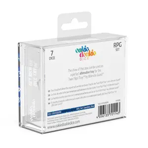 Pack of 7 dice Oakie Doakie RPG-Set Speckled image-2