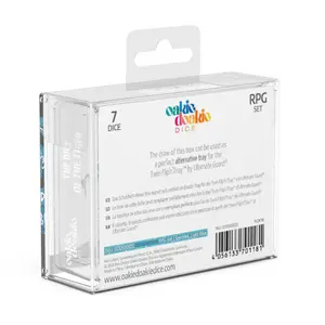 Pack of 7 dice Oakie Doakie RPG-Set Speckled image-2