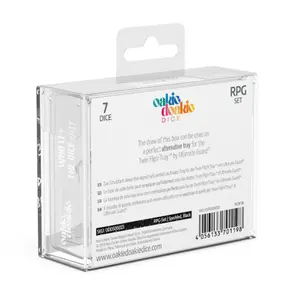 Pack of 7 dice Oakie Doakie RPG-Set Speckled image-2