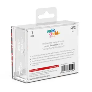 Pack of 7 dice Oakie Doakie RPG-Set Solid image-2