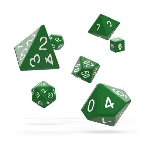 Pack of 7 dice Oakie Doakie RPG-Set Solid image-0