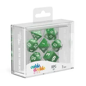 Pack of 7 dice Oakie Doakie RPG-Set Solid image-1