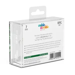 Pack of 7 dice Oakie Doakie RPG-Set Solid image-2