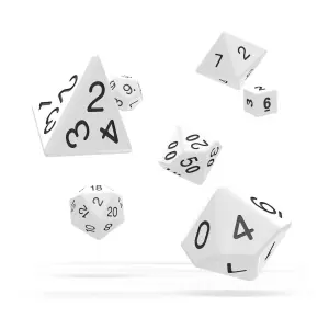 Pack of 7 dice Oakie Doakie RPG-Set Solid image-0