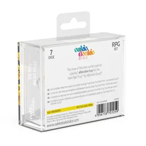 Pack of 7 dice Oakie Doakie RPG-Set Solid image-2