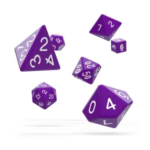 Pack of 7 dice Oakie Doakie RPG-Set Solid image-0