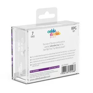 Pack of 7 dice Oakie Doakie RPG-Set Solid image-2