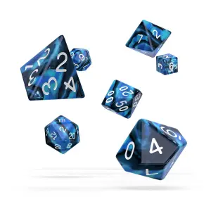 Pack of 7 dice Oakie Doakie RPG-Set Gemidice - Twilight Stone image-0