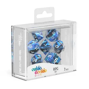 Pack of 7 dice Oakie Doakie RPG-Set Gemidice - Twilight Stone image-1