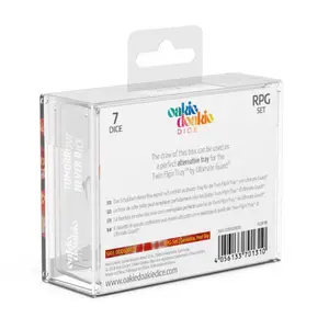 Pack of 7 dice Oakie Doakie RPG-Set Gemidice - Red Sky image-2