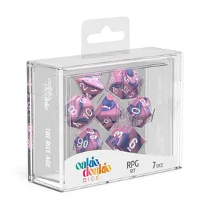 Pack of 7 dice Oakie Doakie RPG-Set Gemidice - Venus image-1