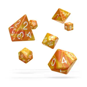 Pack of 7 dice Oakie Doakie RPG-Set Gemidice - Sunstone image-0