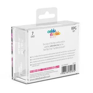 Pack of 7 dice Oakie Doakie RPG-Set Gemidice - Magnolia image-2