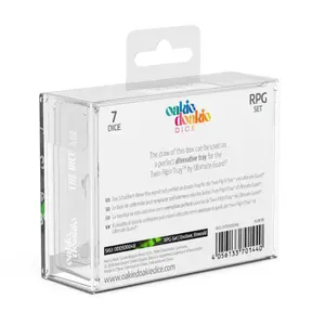 Pack of 7 dice Oakie Doakie RPG-Set Enclave - Emerald image-2