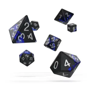 Pack of 7 dice Oakie Doakie RPG-Set Enclave - Sapphire image-0