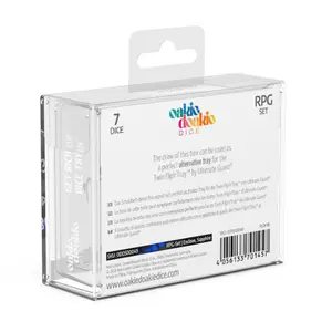 Pack of 7 dice Oakie Doakie RPG-Set Enclave - Sapphire image-2