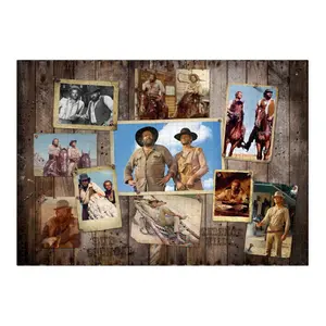 1000-piece puzzle Oakie Doakie Bud Spencer & Terence Hill Western Photo Wall image-0