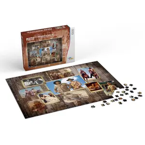 1000-piece puzzle Oakie Doakie Bud Spencer & Terence Hill Western Photo Wall image-1