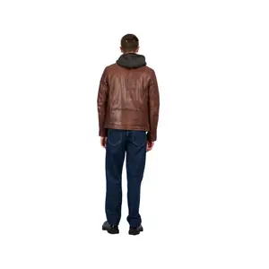 Veste en cuir Oakwood Drink image-4
