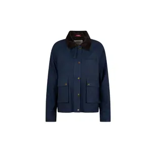 Chaqueta de cuero de cabra con cremallera mujer Oakwood Missouri