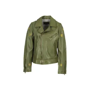 Leather jacket woman Oakwood ED Gold Stars image-0