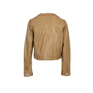 Women's Zip Leather Jacket Oakwood Susan image-1