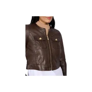 Women's Zip Leather Jacket Oakwood Susan image-3