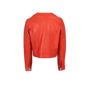 Women's Zip Leather Jacket Oakwood Susan image-1