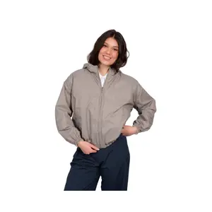 Women's Leather Hooded Jacket Oakwood Gaia image-3