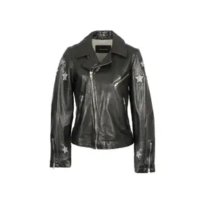 Leather jacket woman Oakwood ED Gold Stars image-0